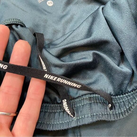 Ladies Nike Dri-Fit Tempo Running Short Lined Teal‎ and Grey Size XS - Picture 5 of 9